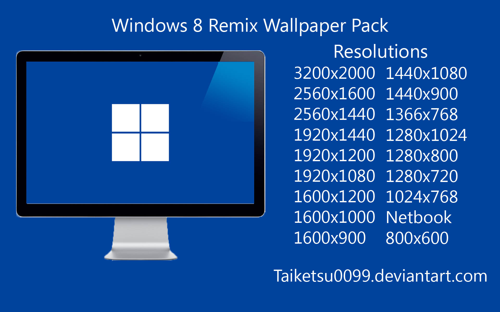 Windows Remix Wallpaper Pack By Taiketsu0099 On