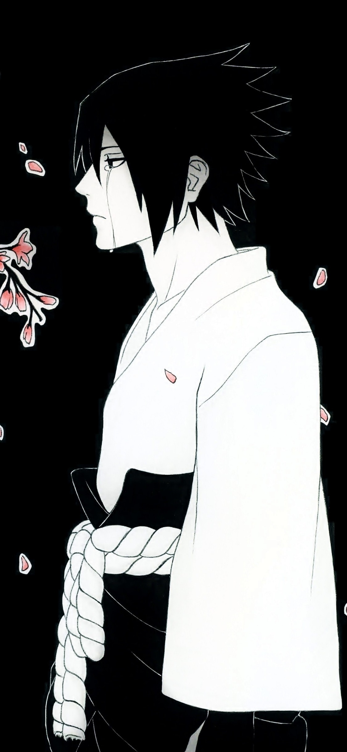 Anime Naruto Sasuke Uchiha Phone HD Wallpaper