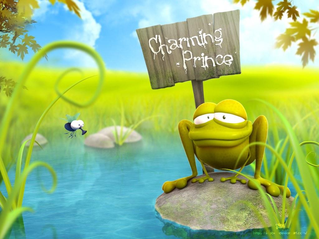 Funny Frog 3D Cartoon Wallpapers   Best Wallpapers