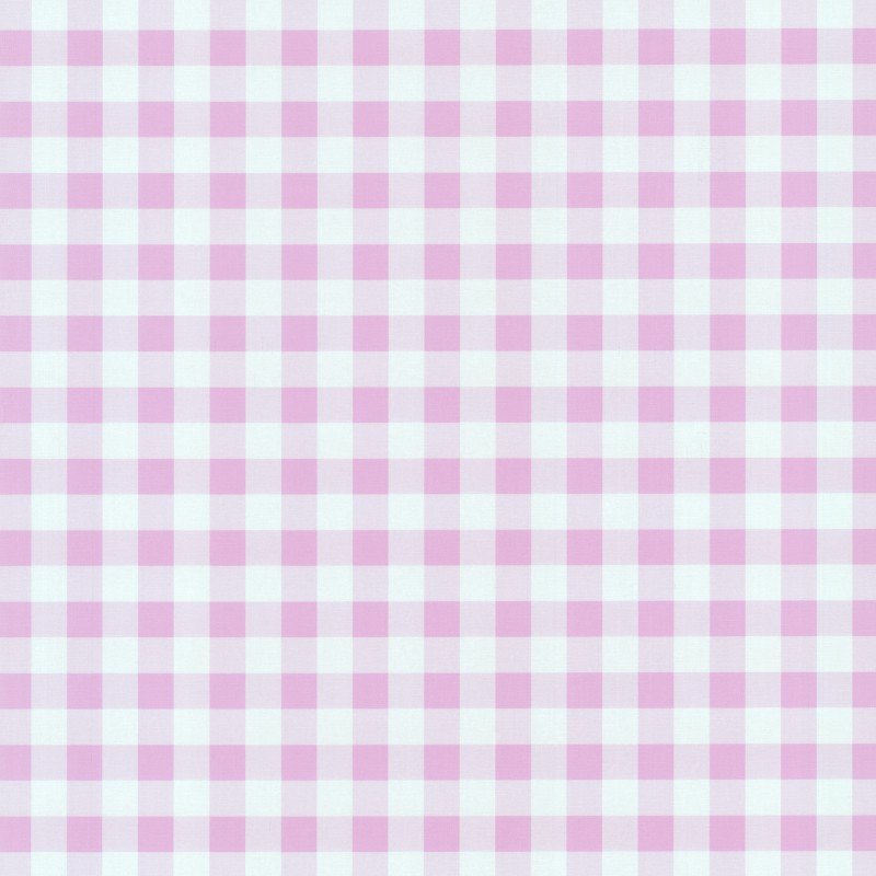 Playground Pale Pink Gingham Check Wallpaper by PS International