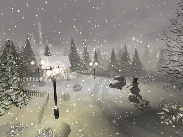 About The Busy World Around Screenshots Of Winter 3d Screensaver