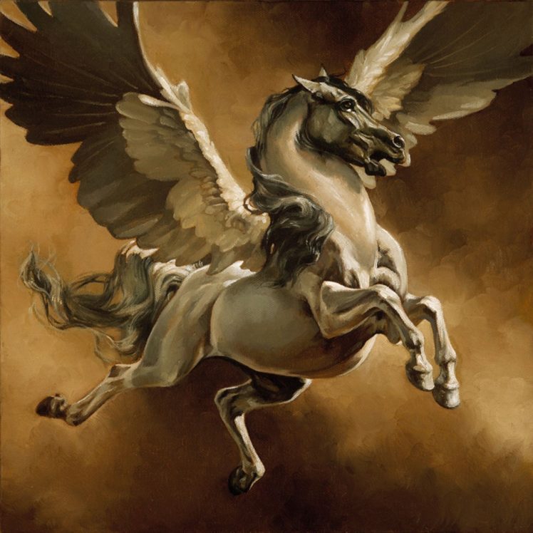 Pegasus Dom Animal Horse Fantasy Art Wings Beautiful