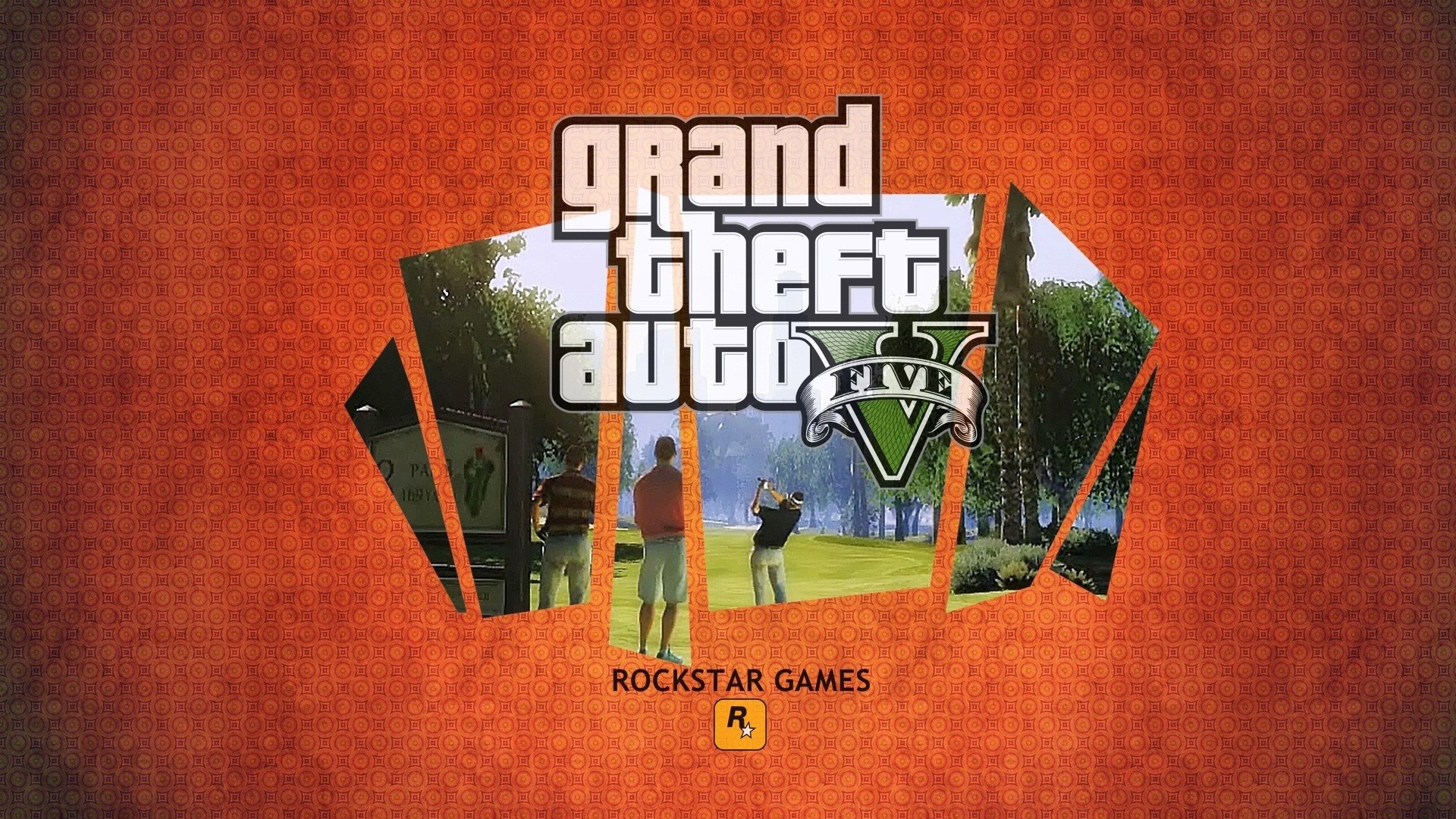 Grand Theft Auto V Jogo Gta Cidade Laranja Vetor