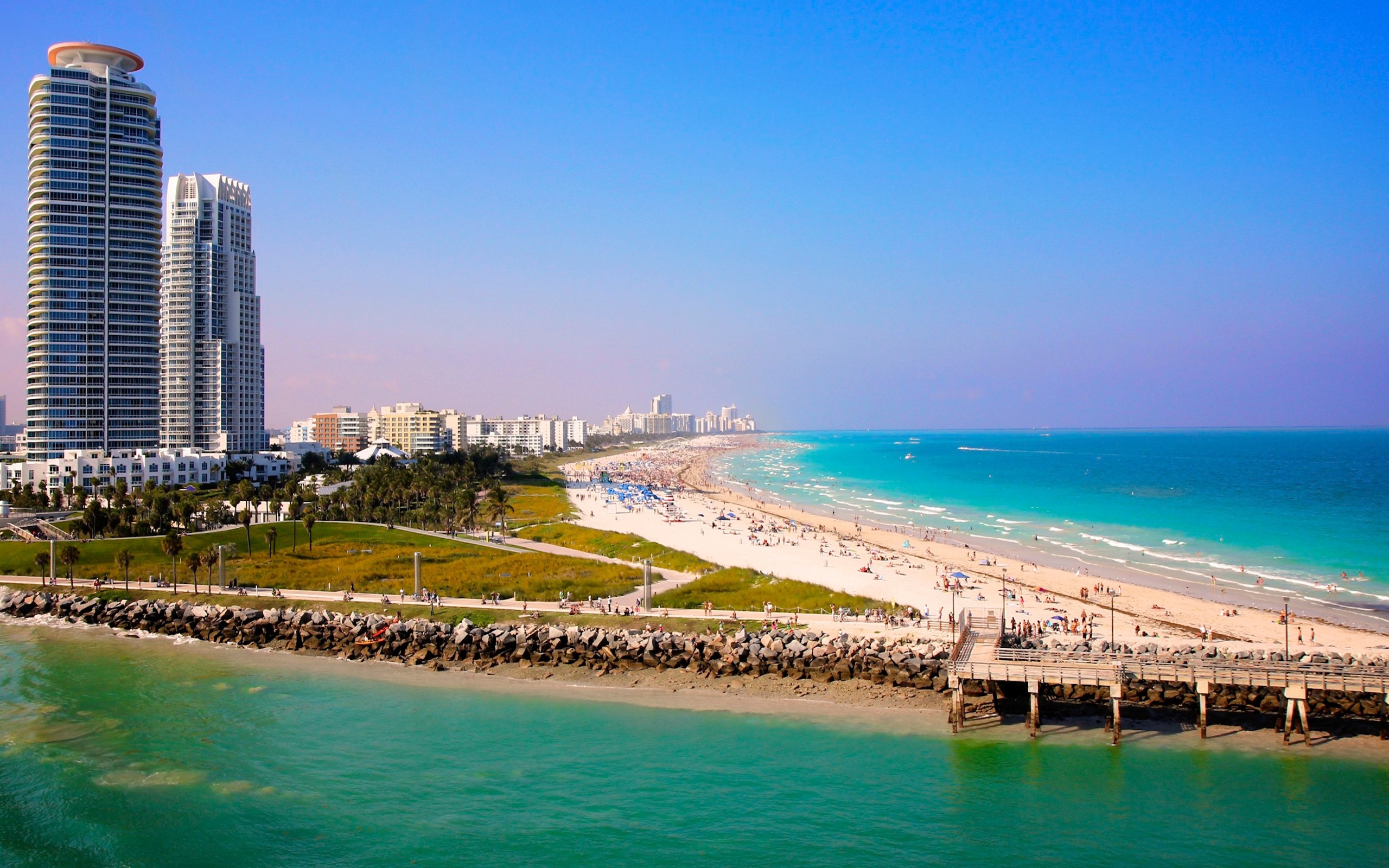 Miami Beach Florida City Wallpaper Widescreen