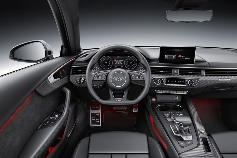 Audi S4 Sedan Interior Photo Steering Wheel Dashboard Size