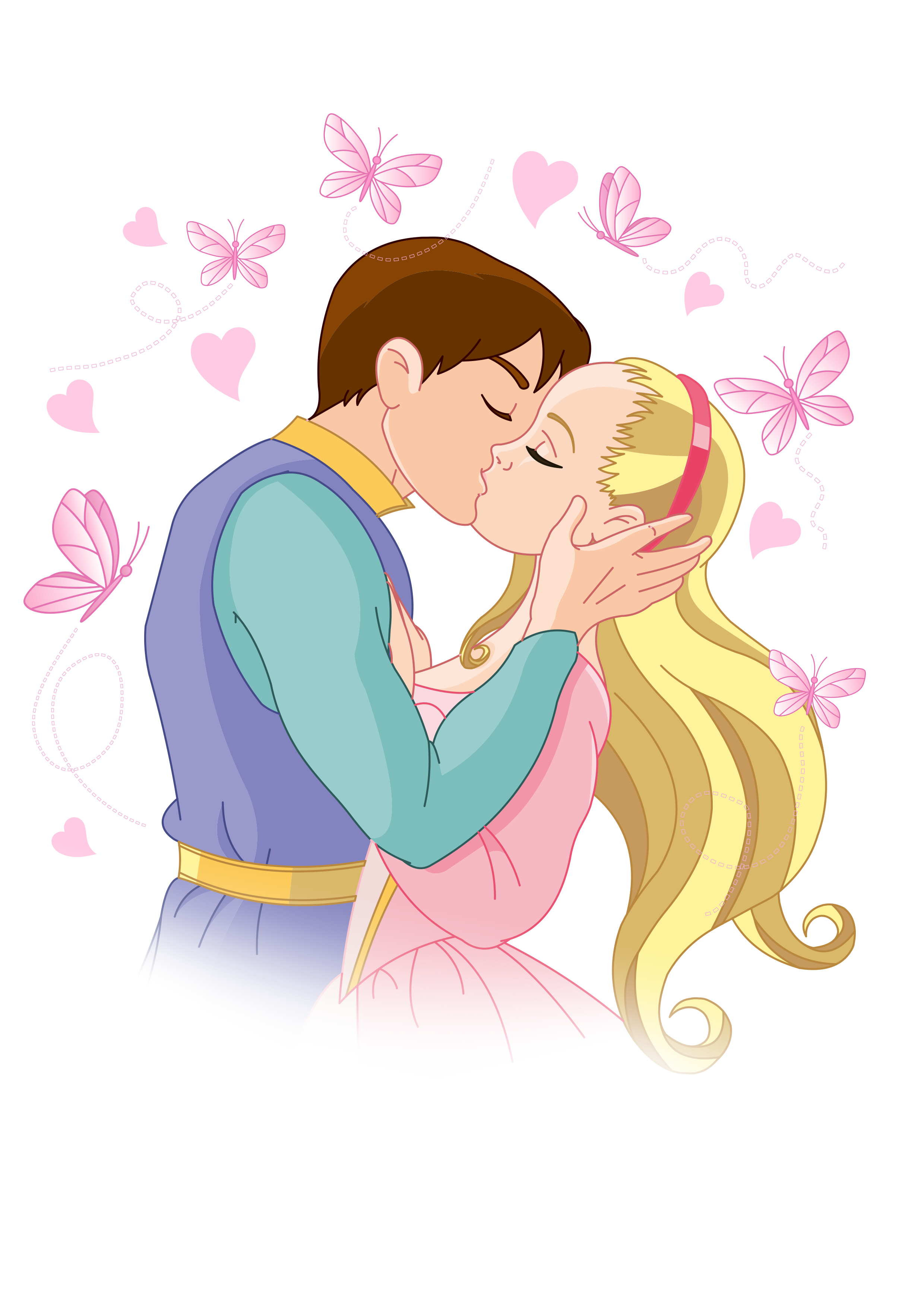 Cartoon Couples Kissing Png Kiss Wallpaper