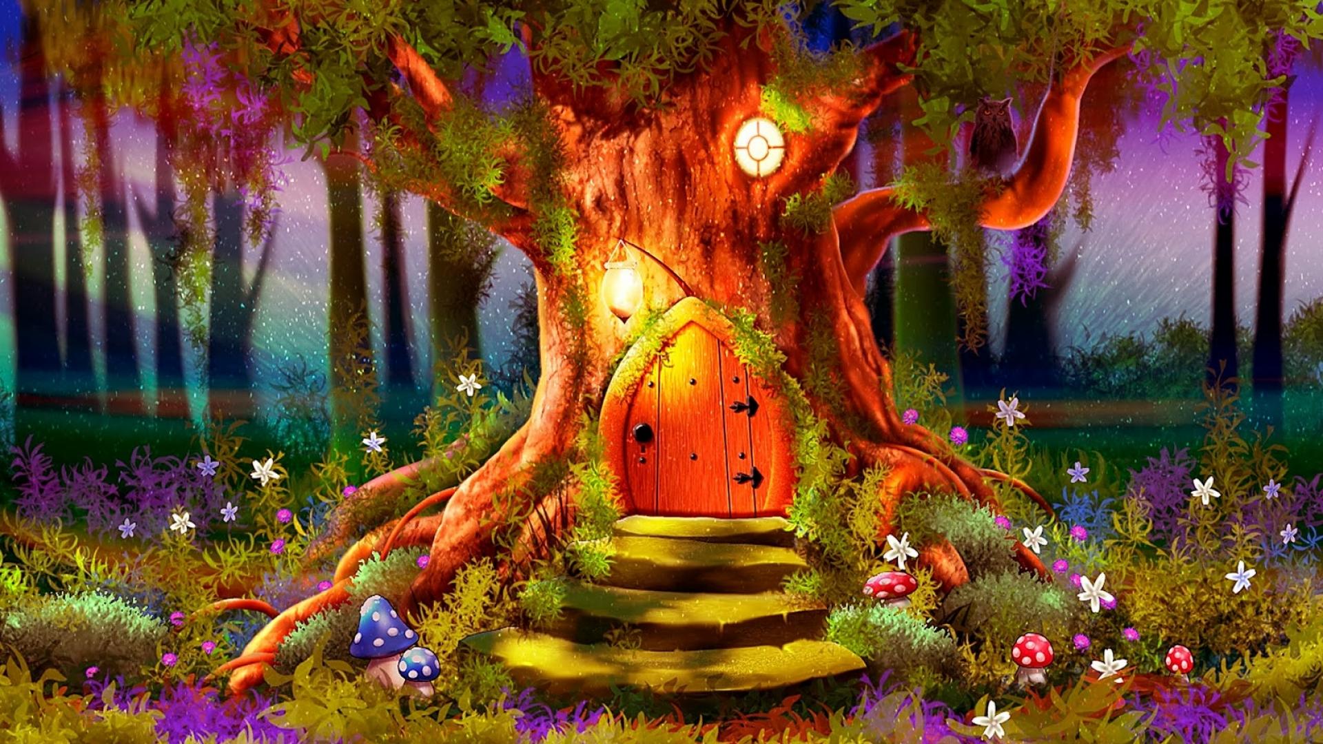 Magic Tree HD Wallpaper Background Image