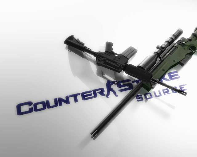 counter strike source wallpaper background machine gun fps first