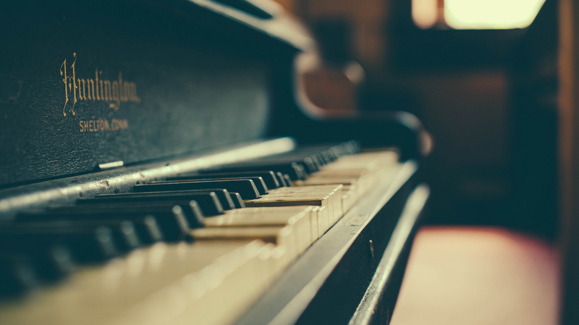 Instruments Depth Of Field Piano Keys Musical Wallpaper