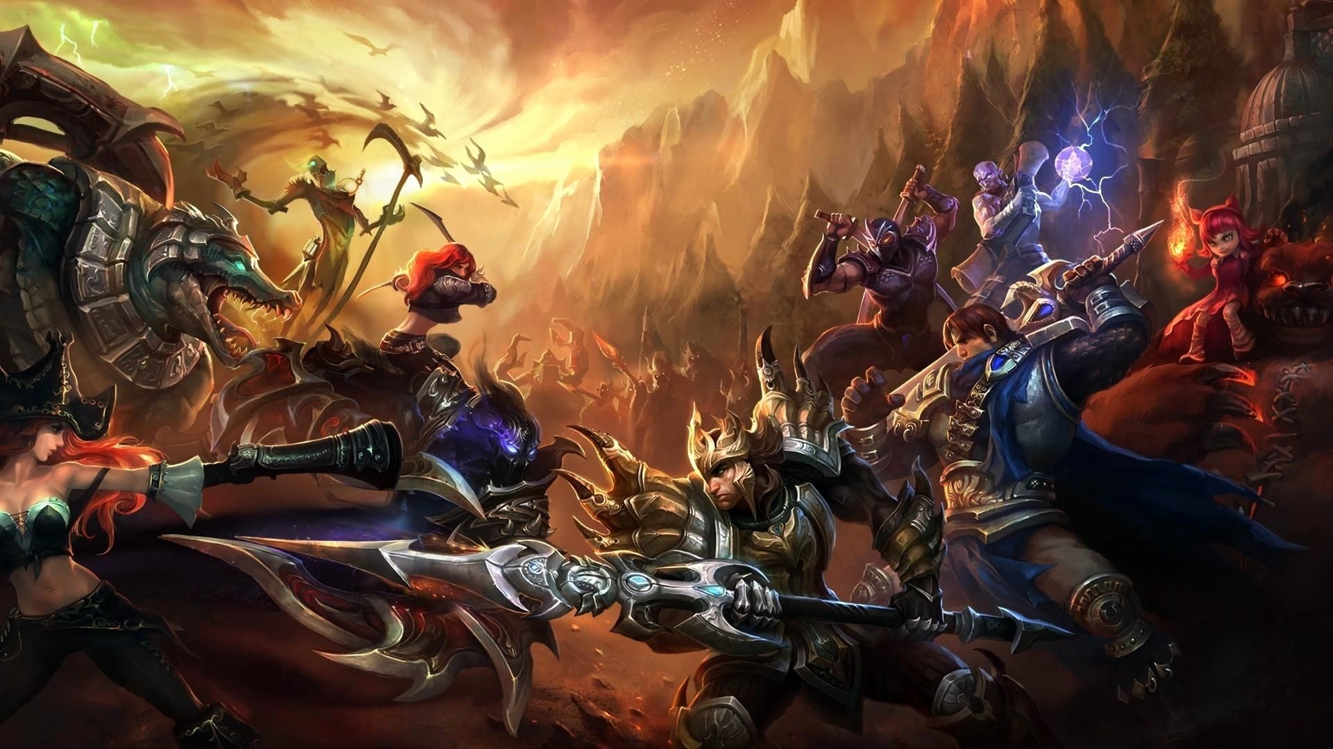 League of Legends Champions in Battle