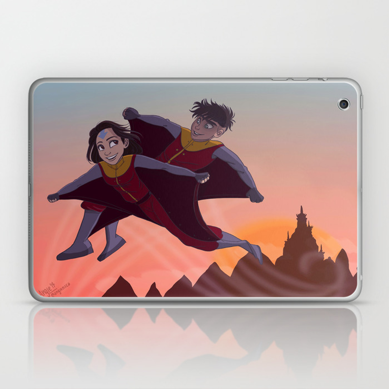 Jinora And Kai Legend Of Korra Laptop iPad Skin By Angiensca