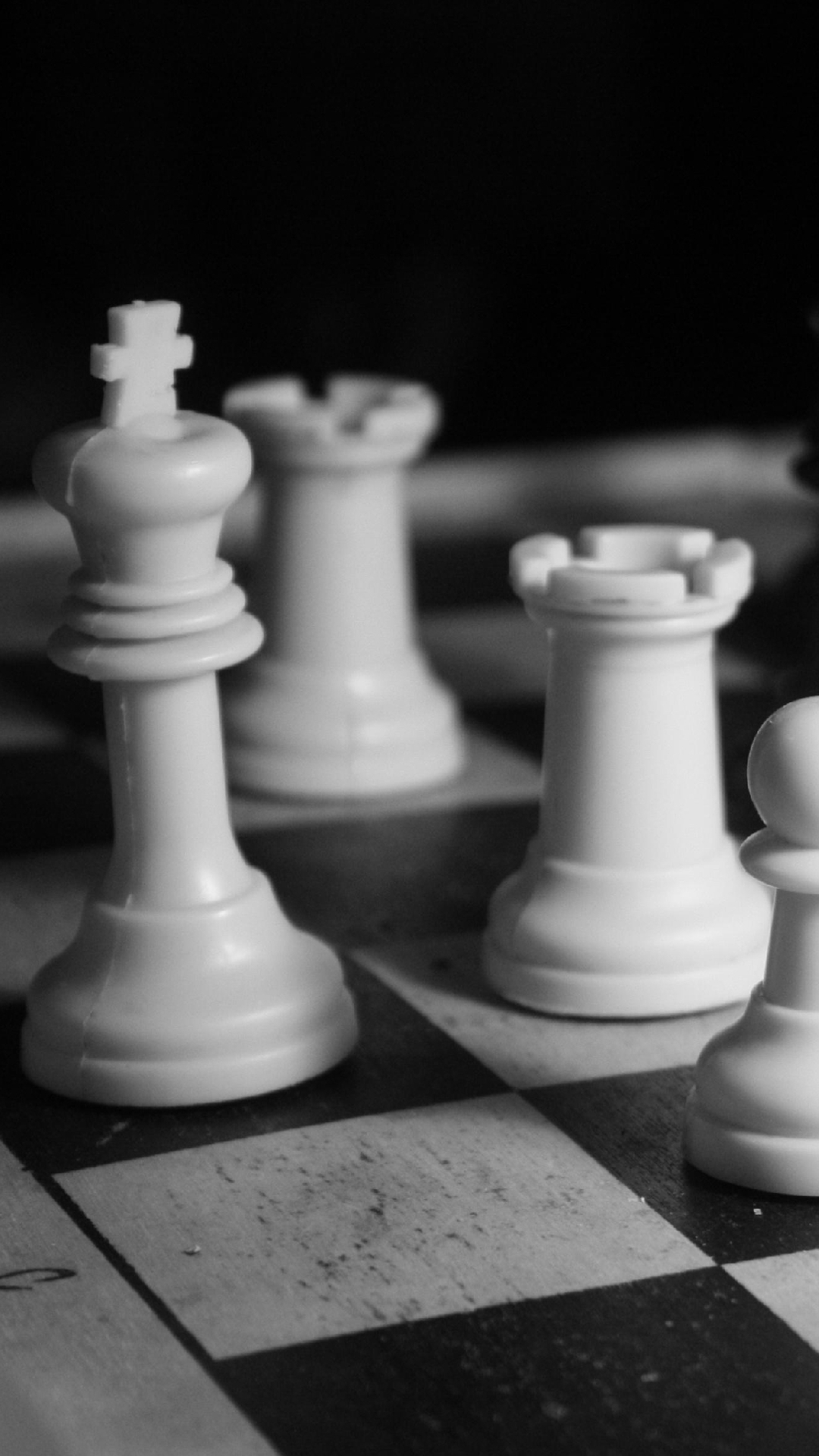 iPhone Wallpaper Black And White Chess Game Plus Under