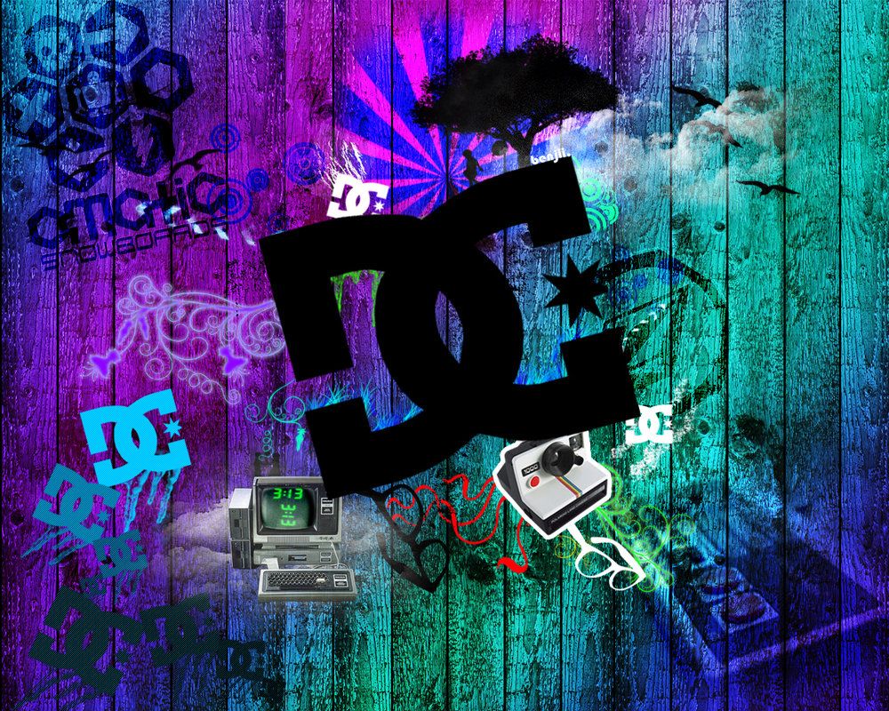 Dc Shoes Black Logo Wallpaper HD Desktop