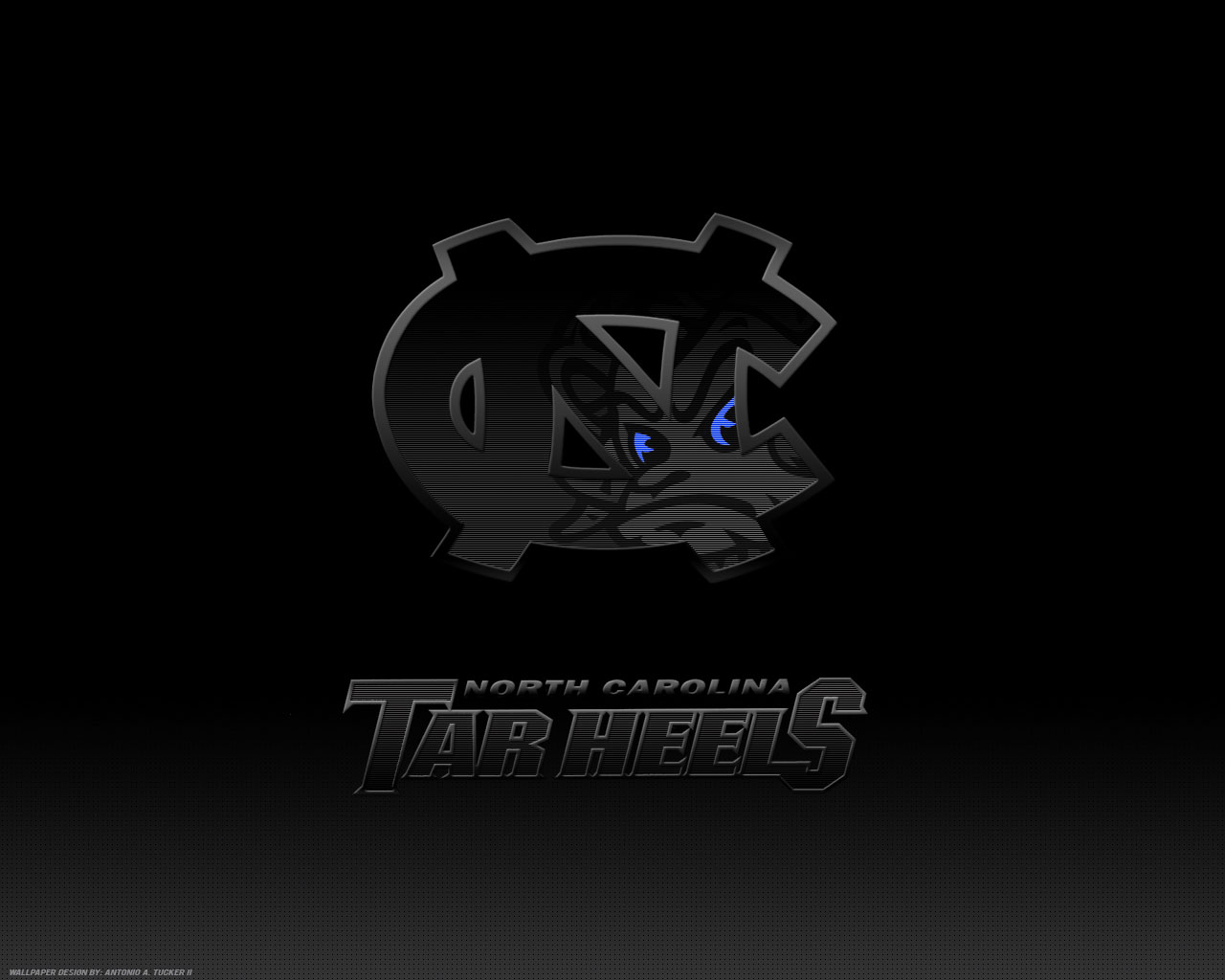 UNC Tar Heels Logo background wallpaper for desktop or web