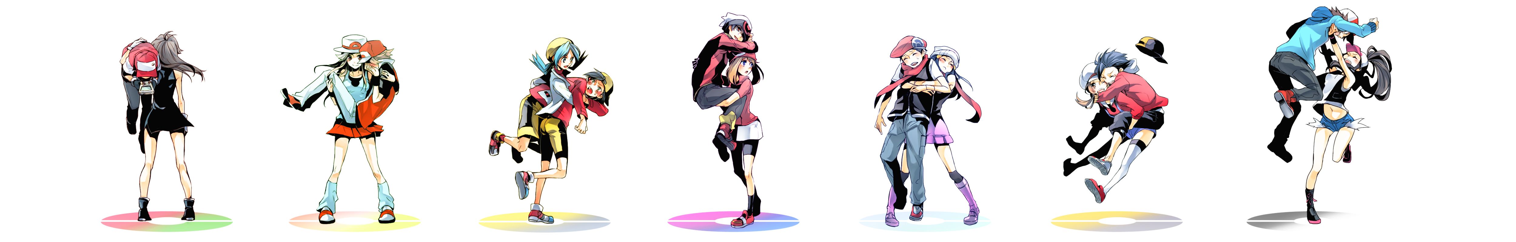 Pokemon Trainers Wallpaper And Background Id