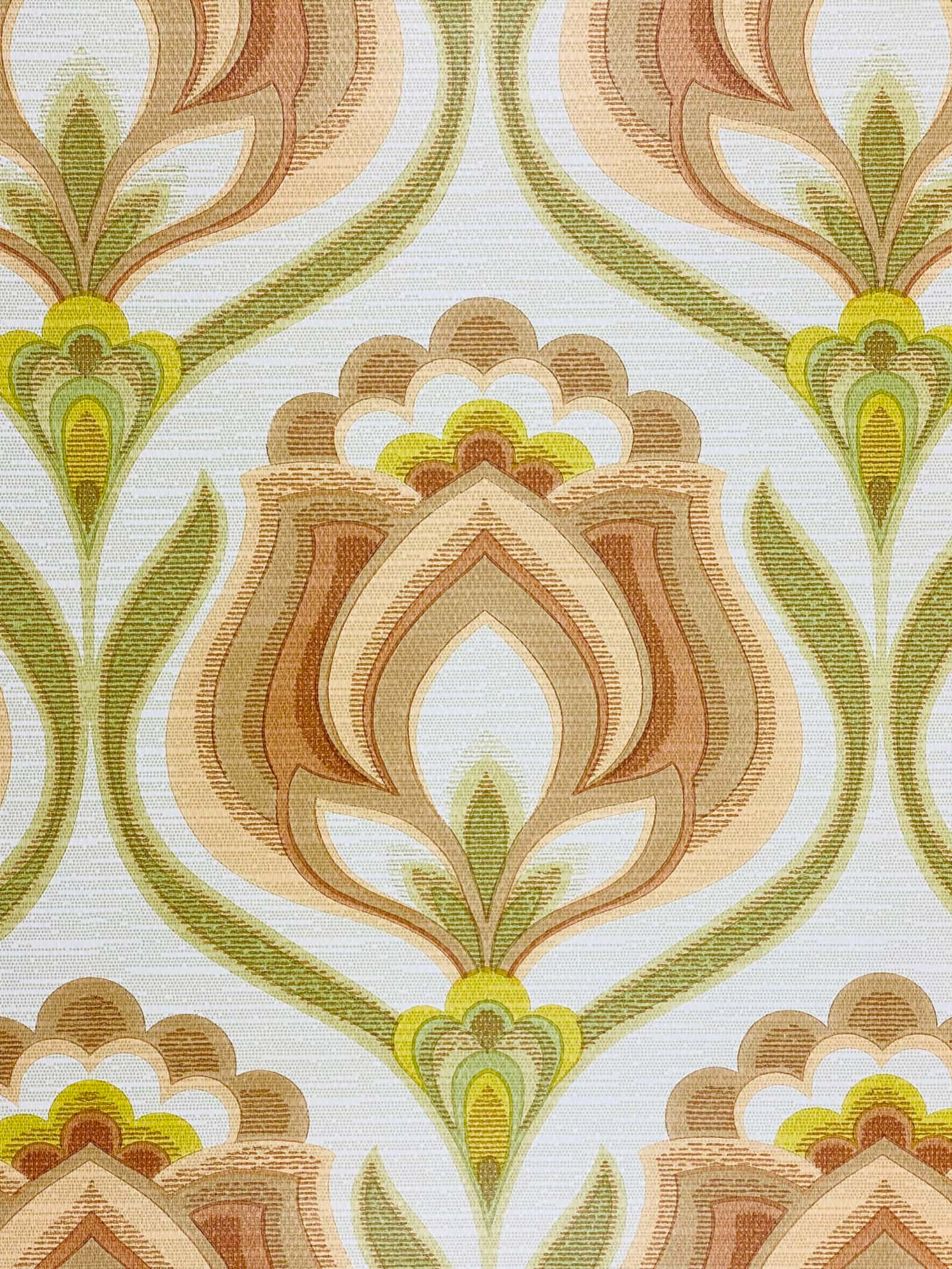 Reimagine 70s Style With Bold And Bright Floral Prints Wallpaper