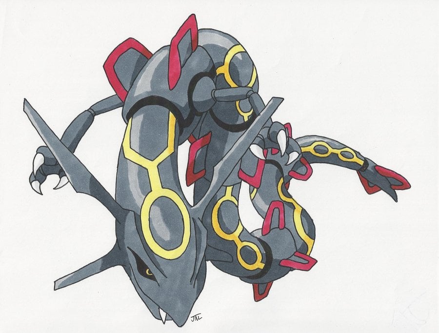 Rayquaza shiny wallpaper by JJ-MapWork on DeviantArt