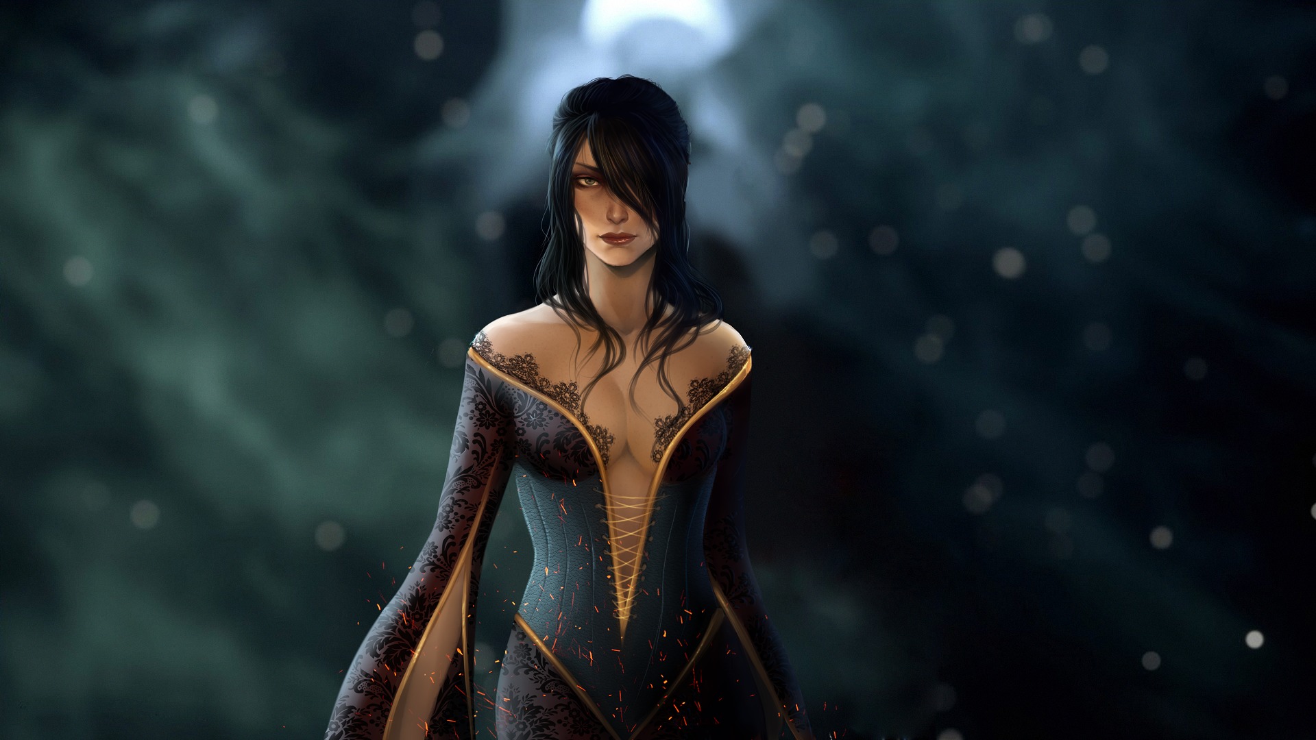 Wallpaper Dragon Age Inquisition Morrigan Witch Mage