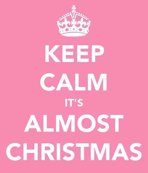 christmas girly keep calm pink pretty   inspiring picture on Favim