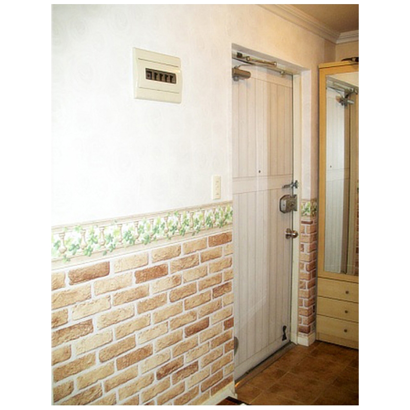 brick white embossed vinyl faux stone wallpaper thick 50cm mjpg