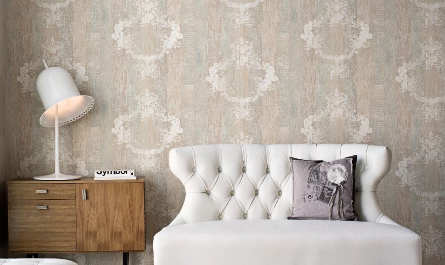 Shabby Chic Wallpaper Mix N Match Patterned