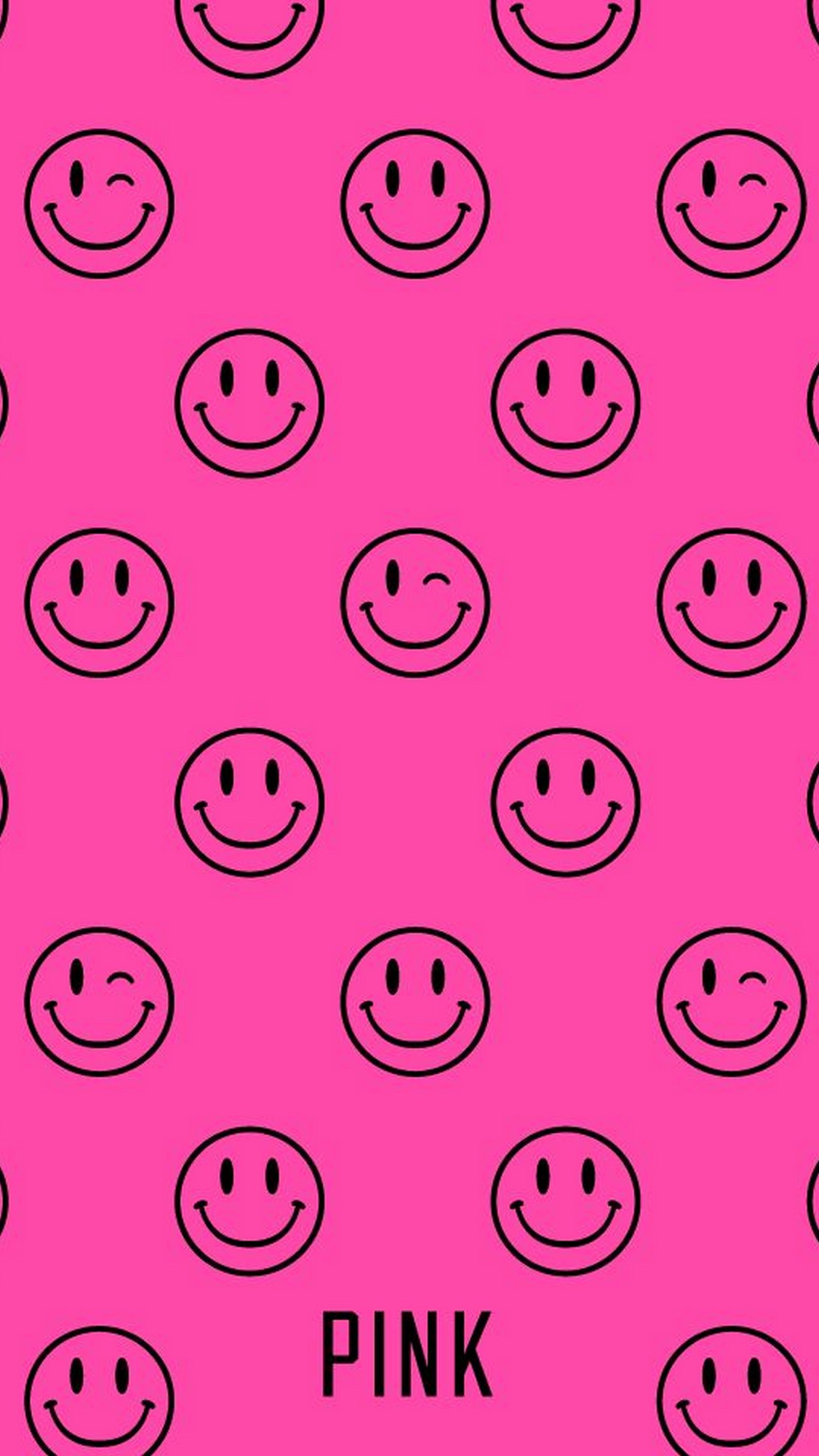 Pink Emoji Wallpaper iPhone 3d