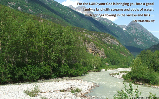 Wallpaper Land With Streams Is A Widescreen Christian