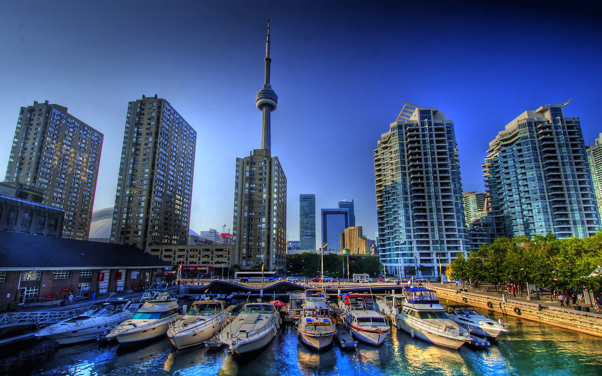 Toronto Canada Harbor Front HD Wallpaper