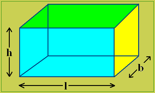 Volume Of A Cuboid Formula Math Tutorvista