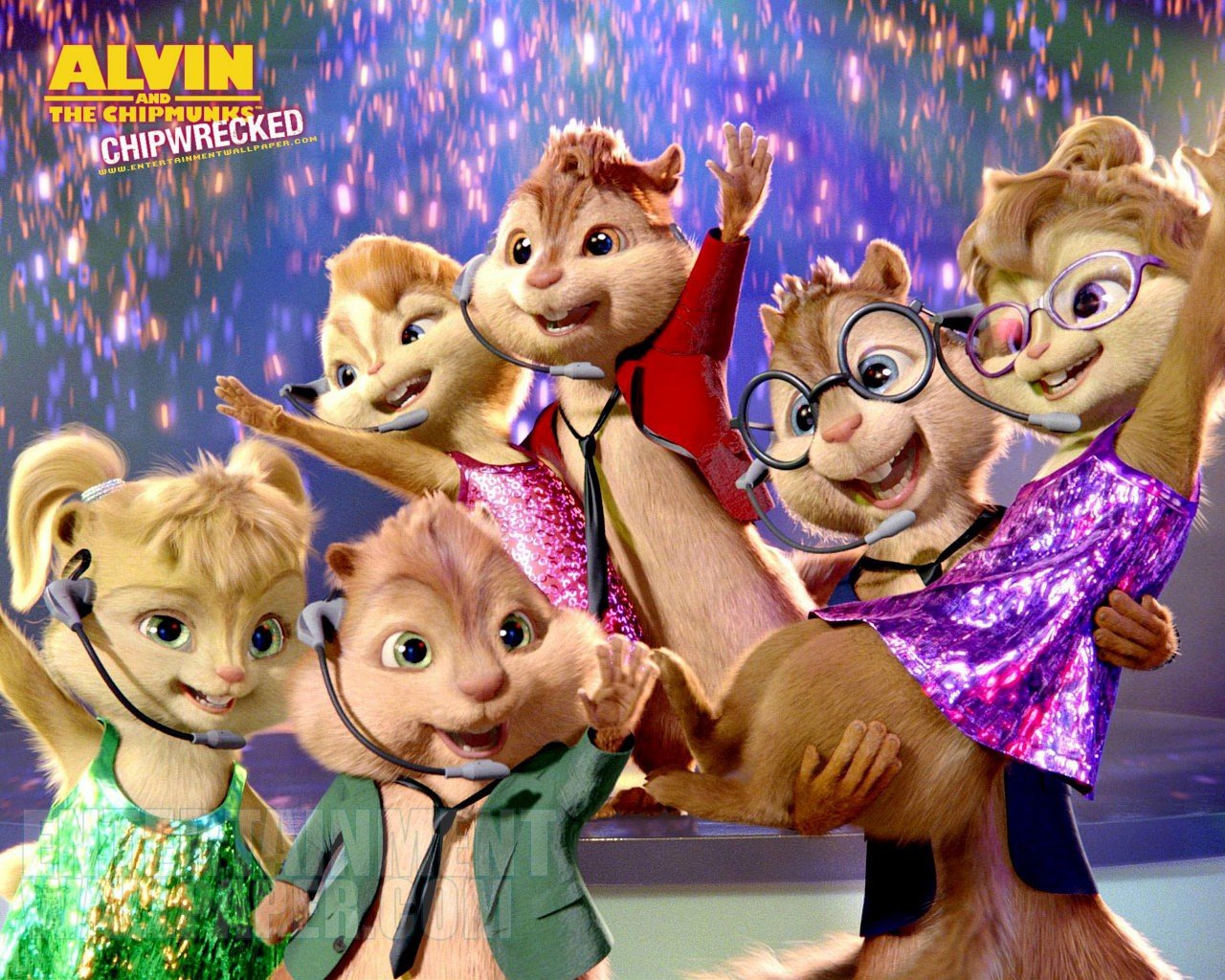 Alvin and the Chipmunks Chip Wrecked Wallpaper   10029691 1280x1024