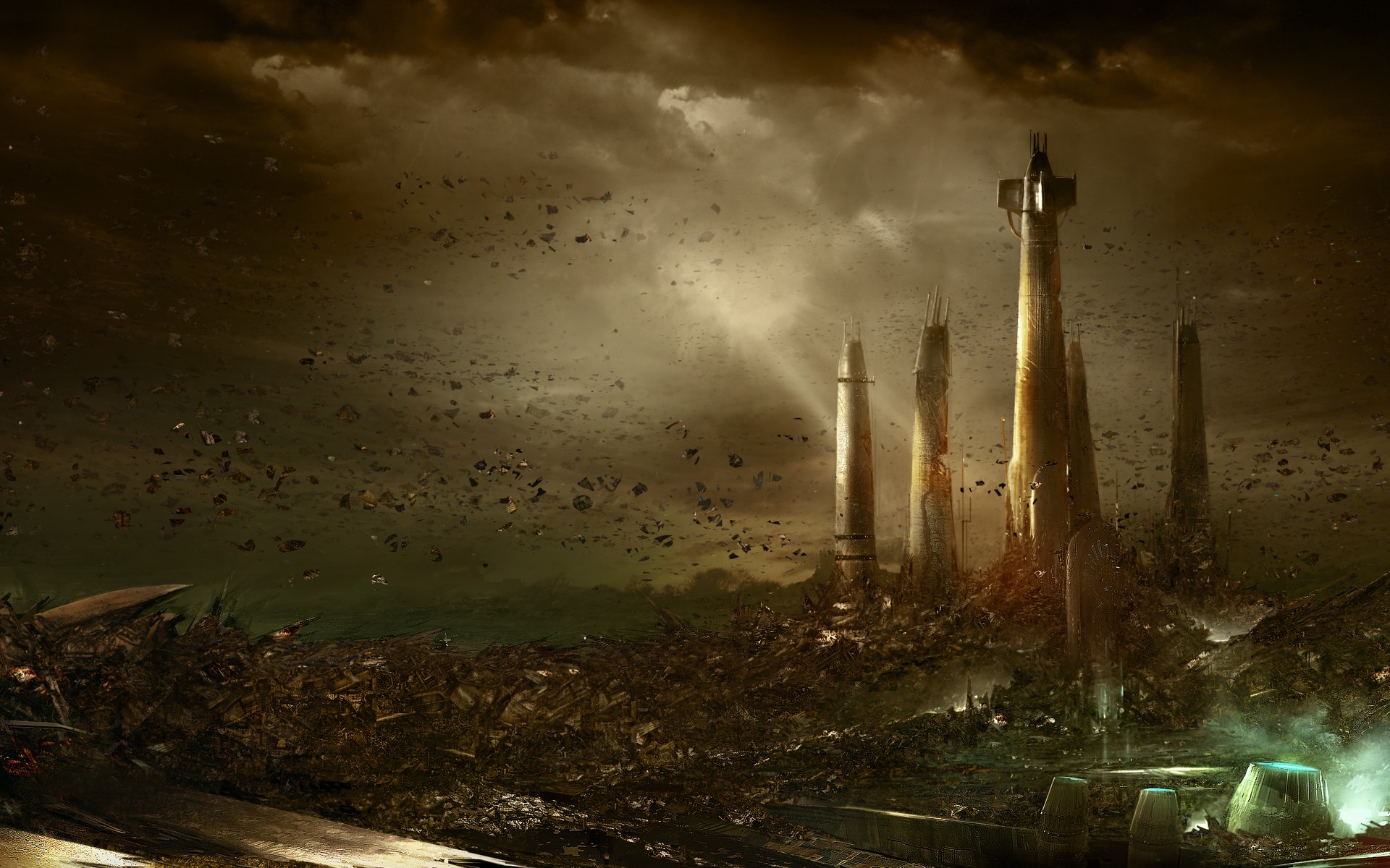The Raxus Prime Jedi Temple HD Wallpaper Background Image