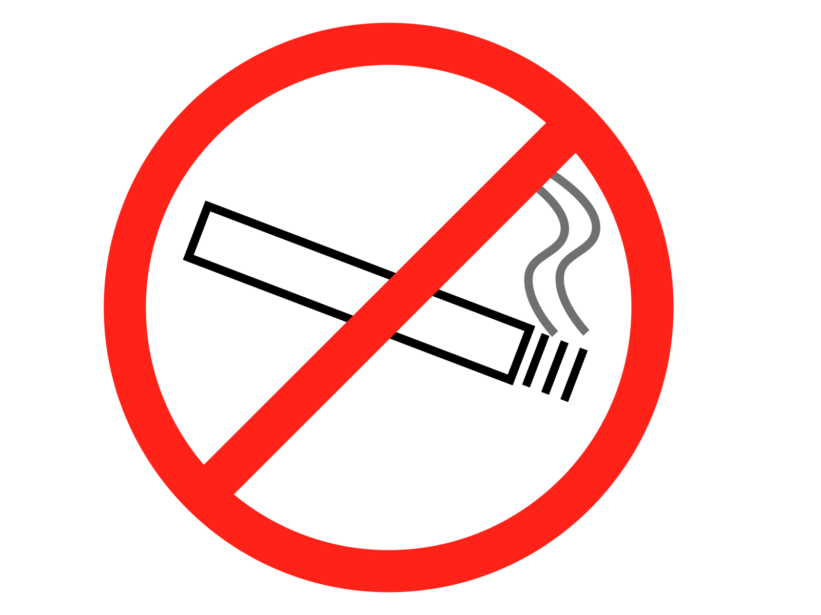 No Smoking PPT Template PPT Backgrounds Templates
