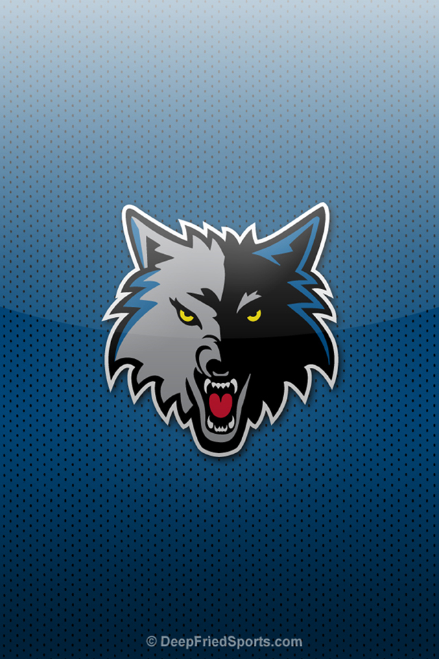 Minnesota Timberwolves Blue Logo Pattern  Officially Licensed NBA   Fathead