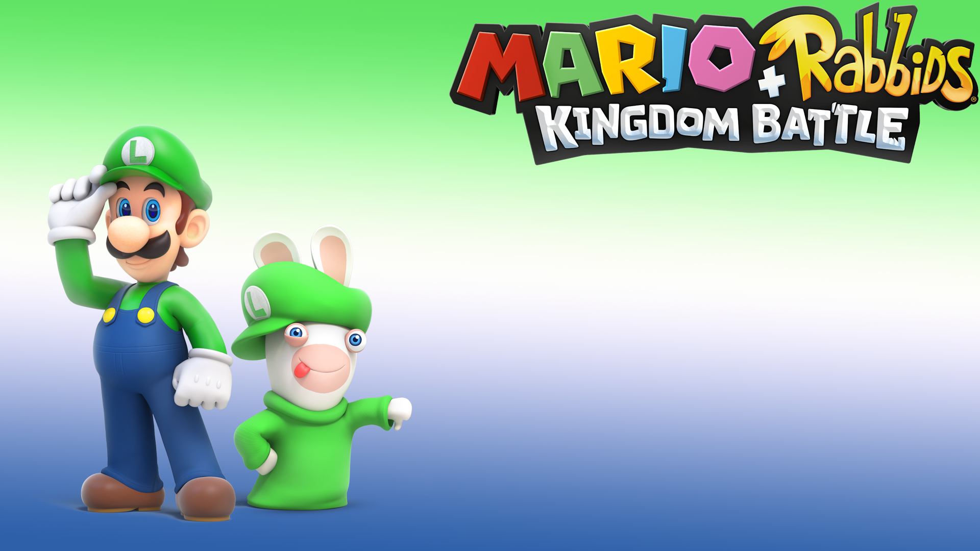 Mario Rabbids Kingdom Battle Luigi Rabbid Wallpaper HD