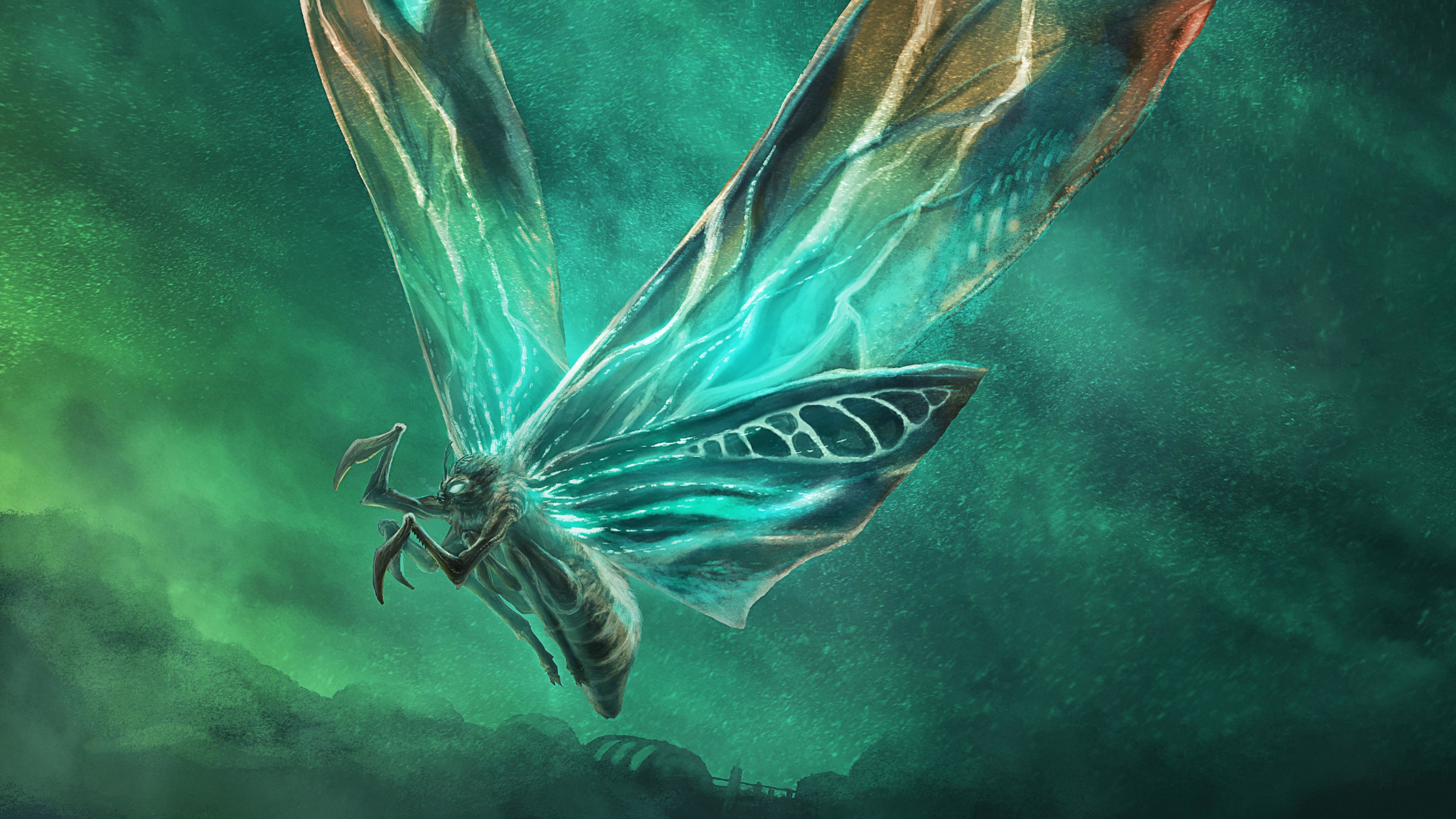 Mothra In Godzilla King Of The Monsters 5k Wallpaper HD