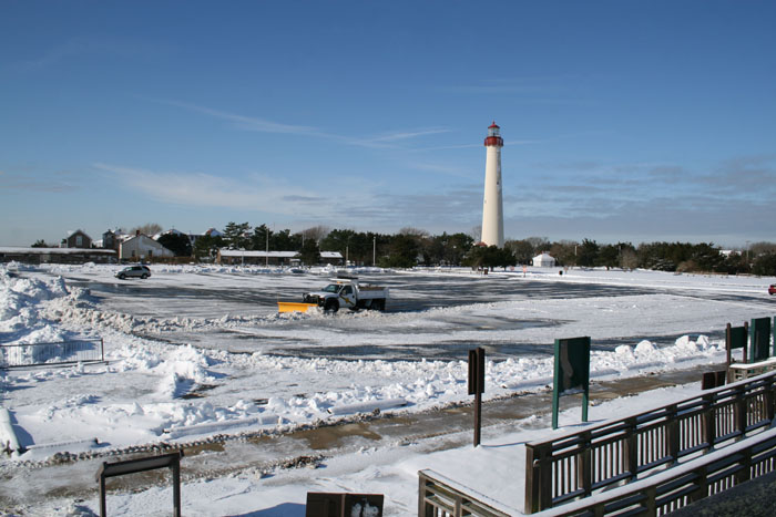 Familiar And Yet Unfamiliar Cape May Lighthouse From The