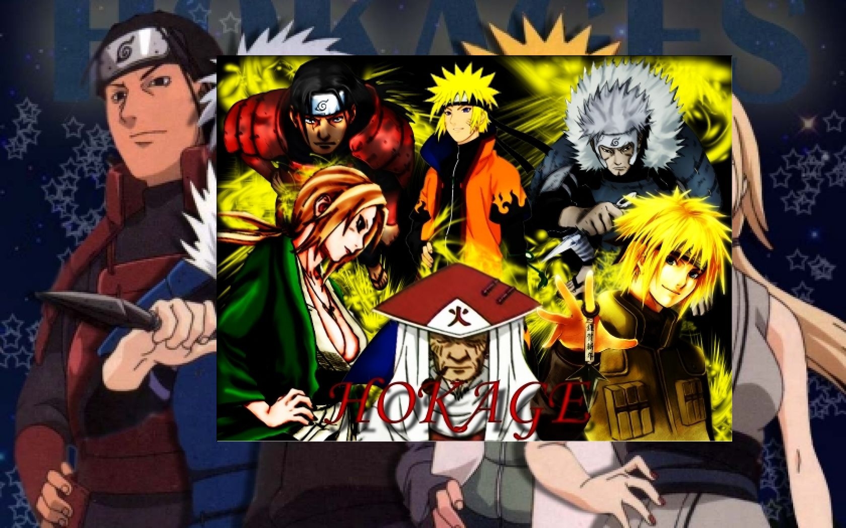 Naruto Hokage Wallpaper 4 by weissdrum on