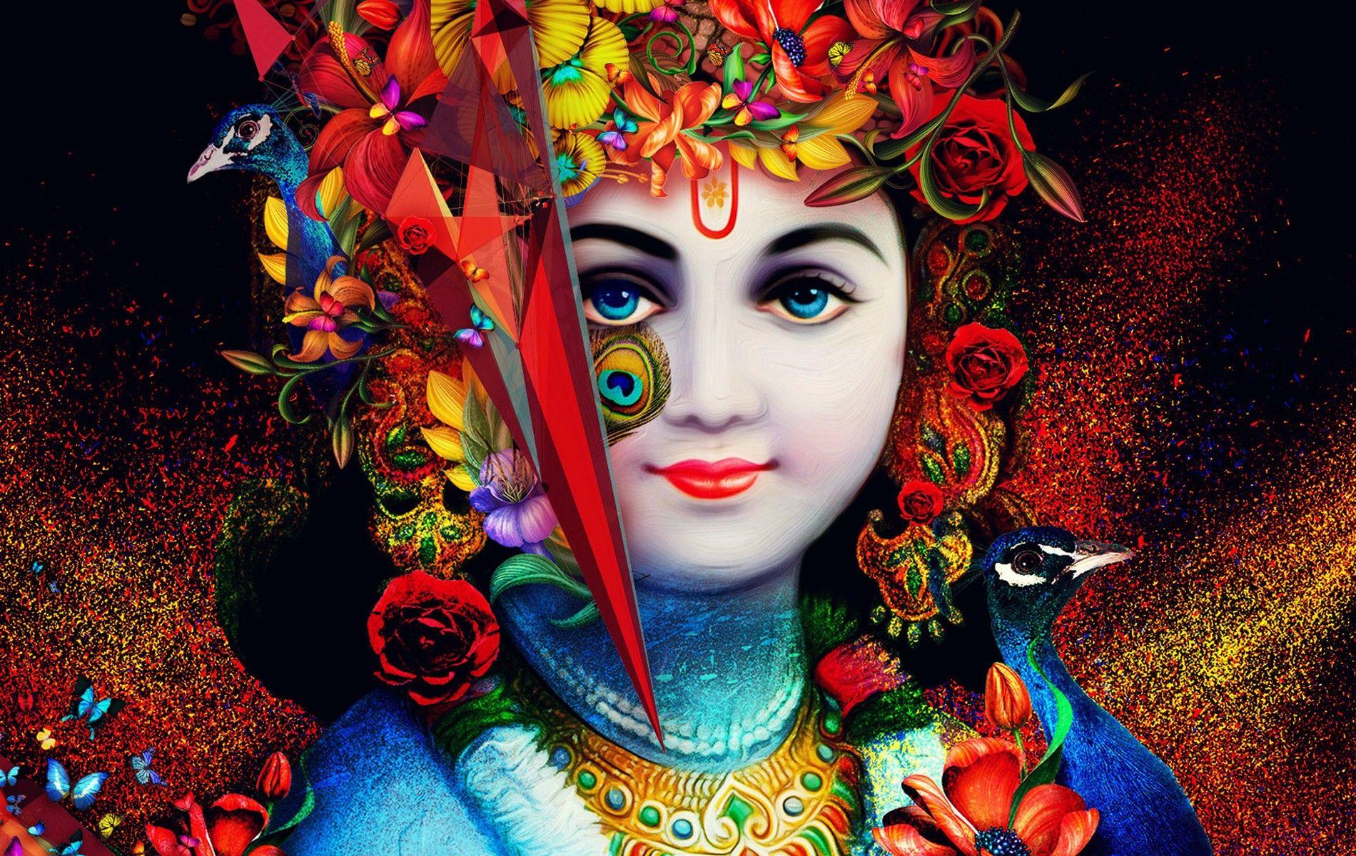 Krishna Art Wallpaper HD