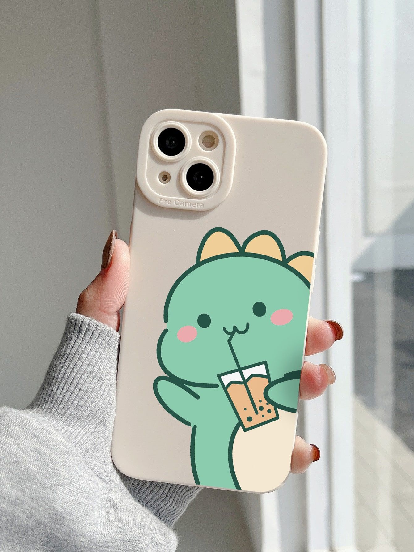 Cartoon Dinosaur Phone Case In Wallpaper
