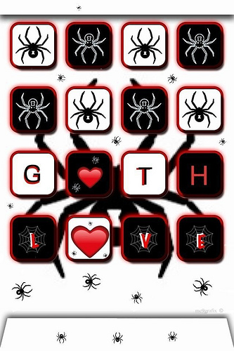 Goth Love For iPhone New Wallpaper Background Ip