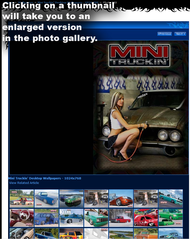 Mini Truckin Desktop Wallpaper Image Miscellaneous