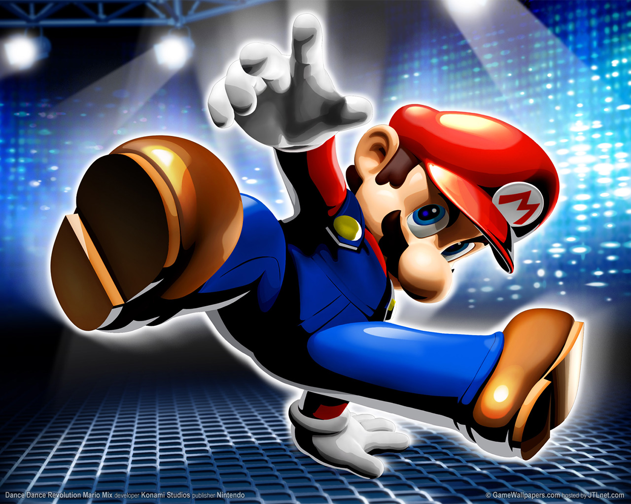 Mario Breakdancing Wallpaper