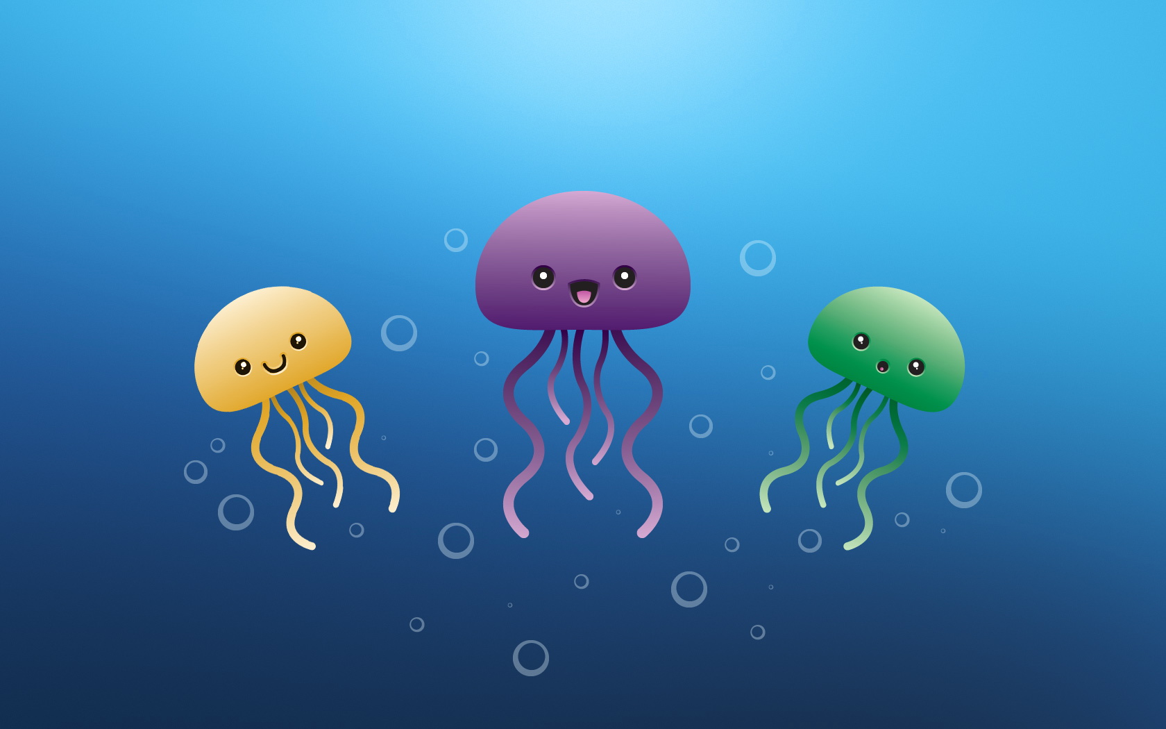 Cartoon The Jellyfish Anime Wallpaper Ics Desktop Background