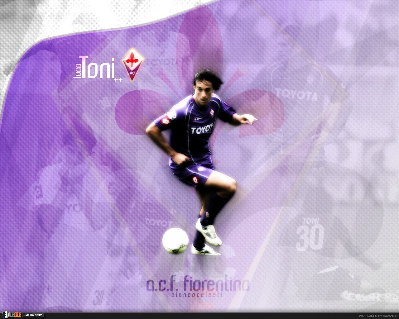 Luca Toni Fiorentina Wall Serie Photo Shared By Patrick Fans