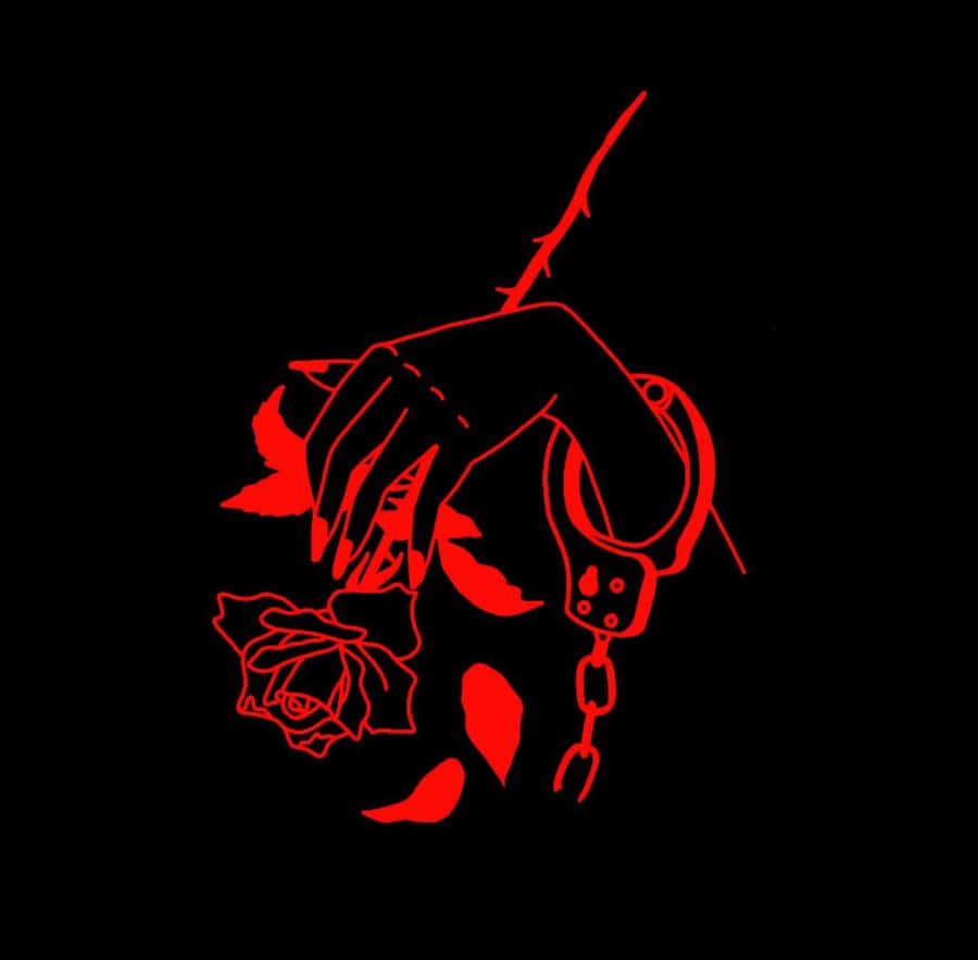 Black And Red Aesthetic Wallpaper