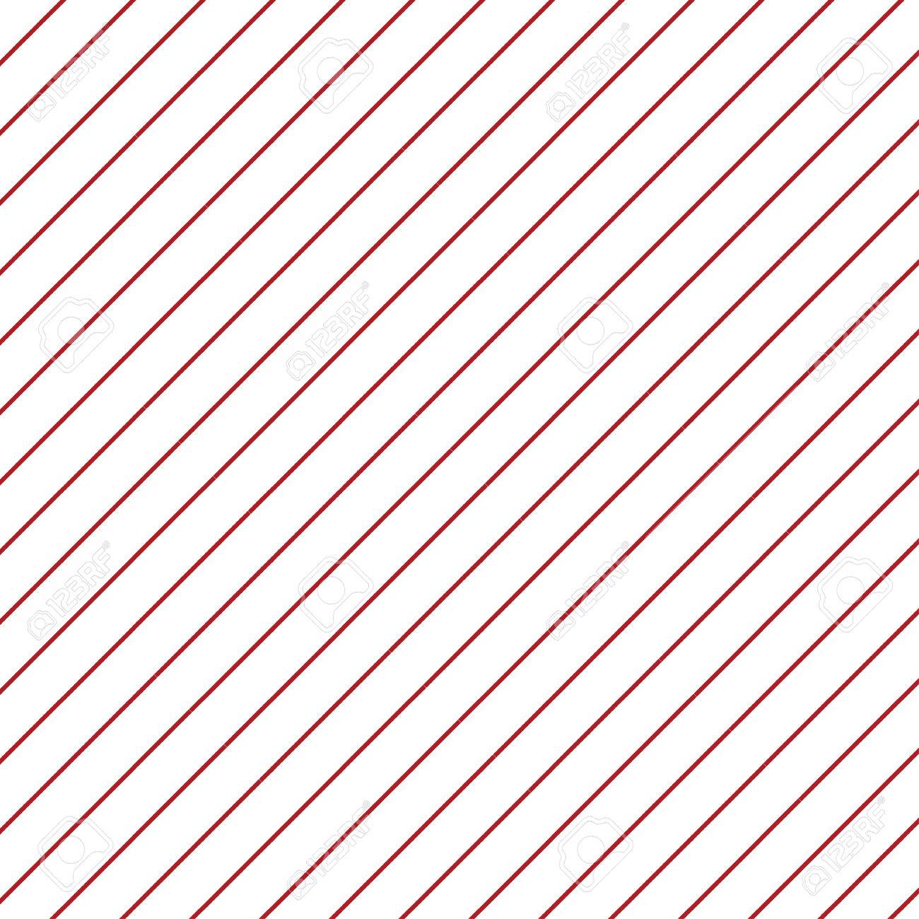 Red Diagonal Lines On White Background Gift Wrapping Paper