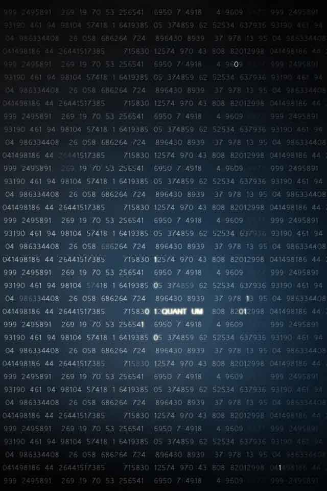 Wallpaper Quantum Script iPhone