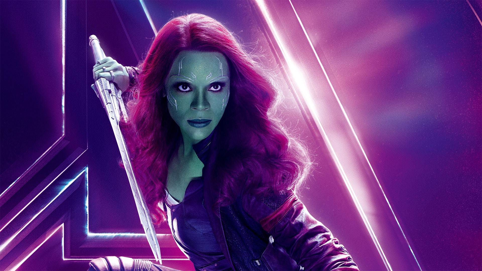 Zoe Saldana Gamora Avengers Endgame Wallpaper HD Movie