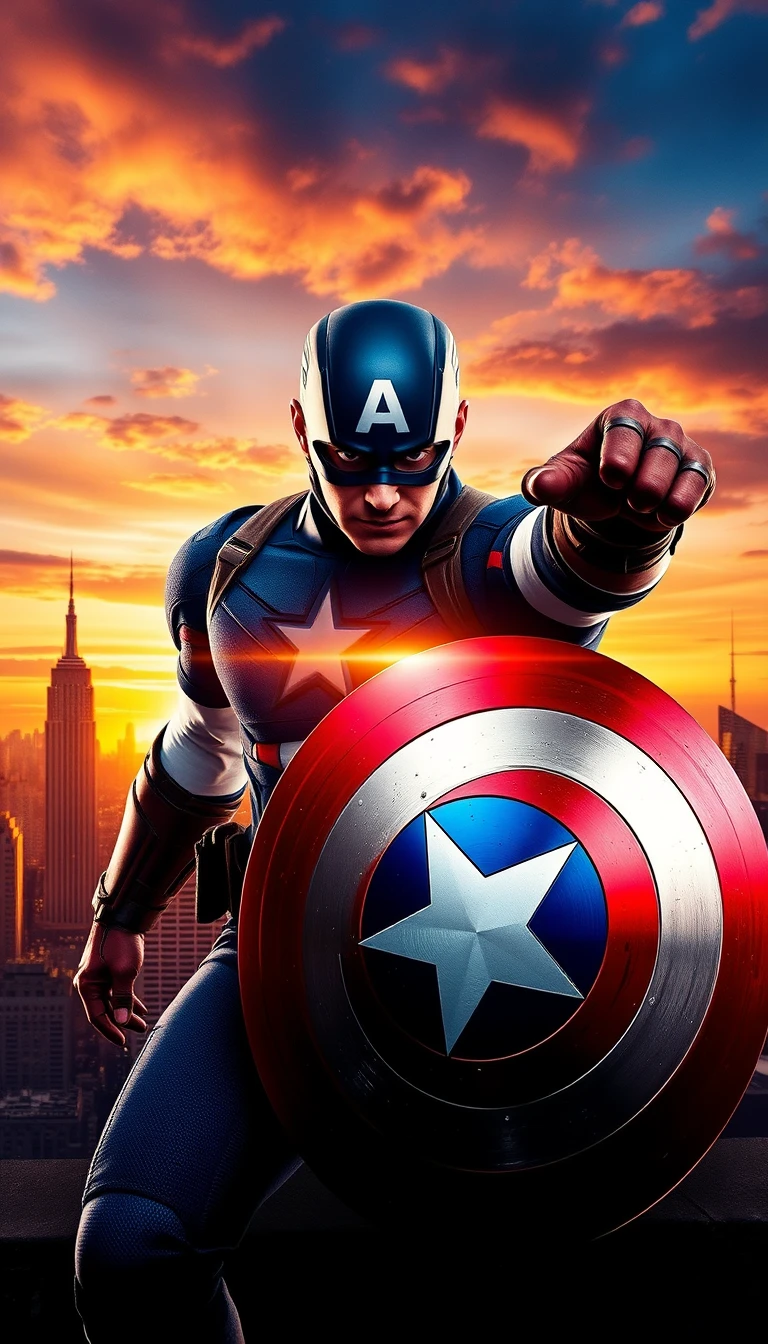 🔥 Download Captain America Mobile Wallpaper by @brianwarren on ...