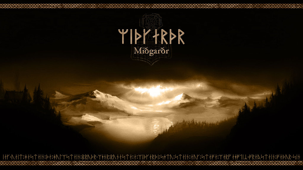 Norse Rune Wallpaper Midgard Full HD By